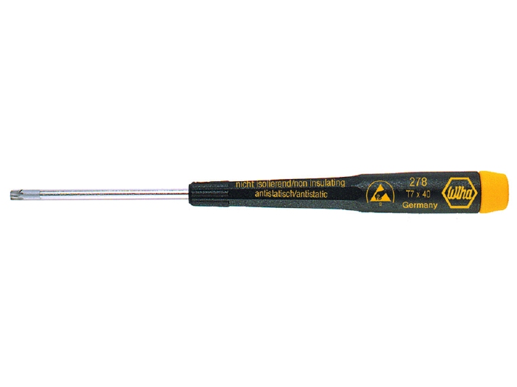 WIHA - ESD PRECISIESCHROEVENDRAAIER - TORX T7 x 40mm 1st.