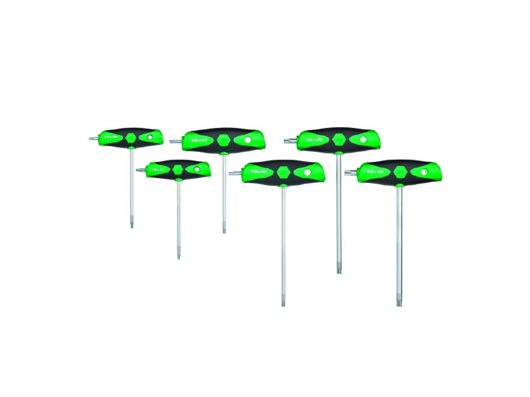 Wiha Stiftsleutelset met dwarsgreep ComfortGrip TORX® 6-deli