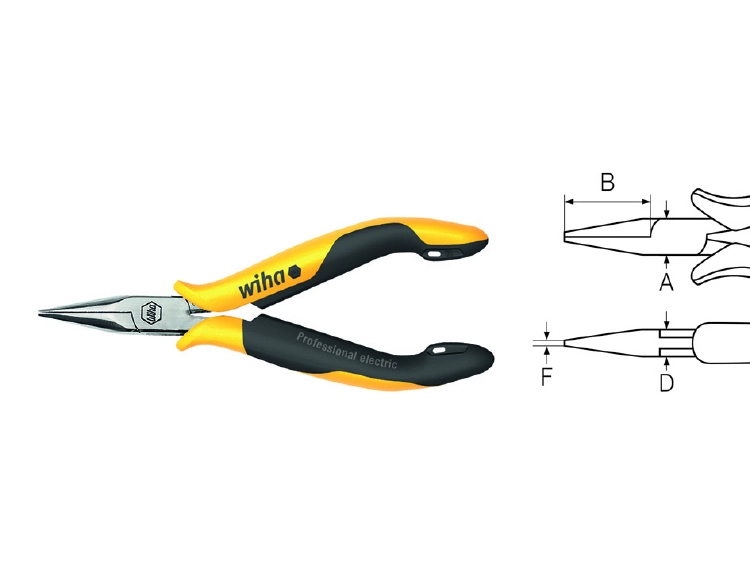 Wiha Punttang Professional ESD rechte vorm (27905) 145 mm 1s