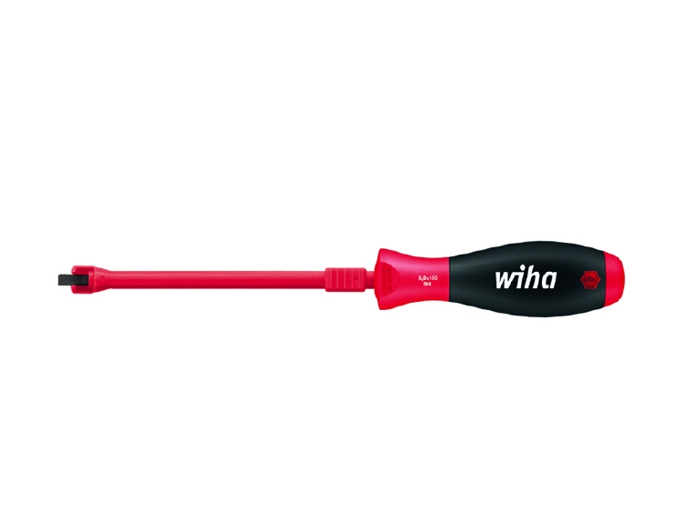 Wiha Schroevendraaier SoftFinish sleufkop met vasthoudfuncti