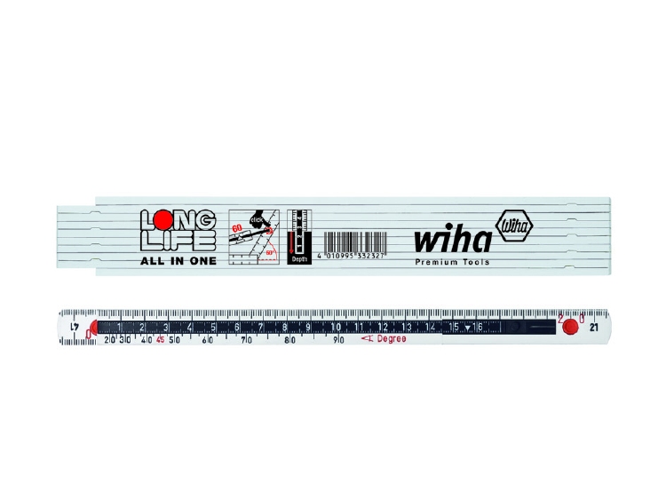 Wiha Duimstok Longlife® All in One 2 m metrisch, 10 delen (3