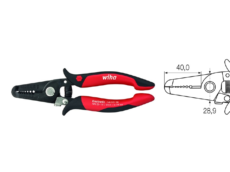 Wiha Afstriptang Electronic stripposities 0,8-2,6 mm (33471)