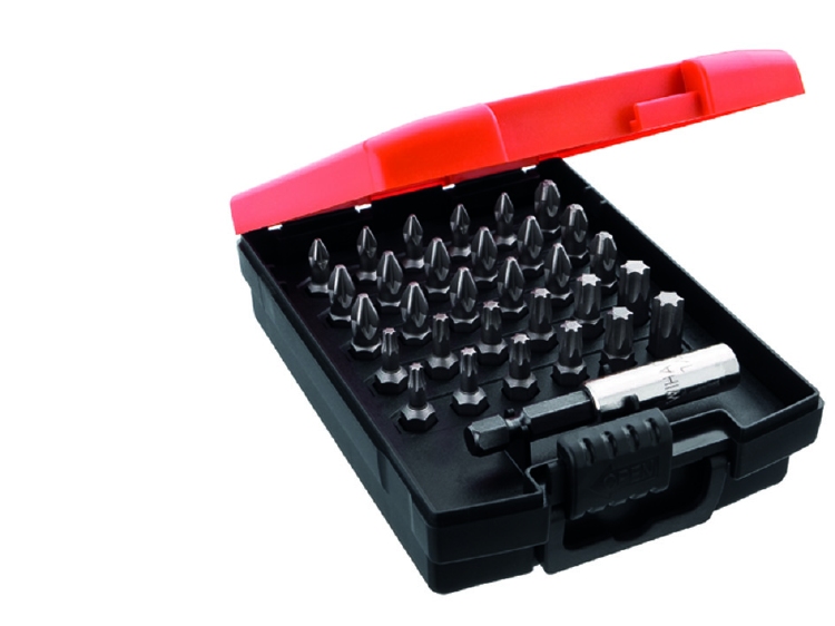 Wiha Bitset Standard 25 mm TORX®, Pozidriv 31-delig 1/4" (36