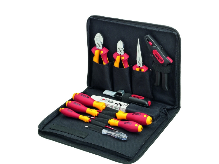 Wiha Gereedschapset elektricien assorti 12-delig in etui (36