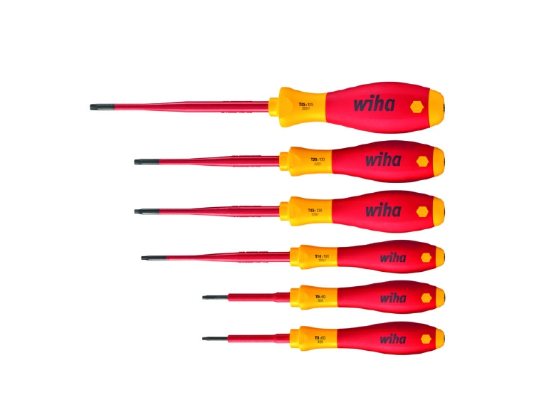 Wiha Schroevendraaierset SoftFinish electric slimFix TORX® 6