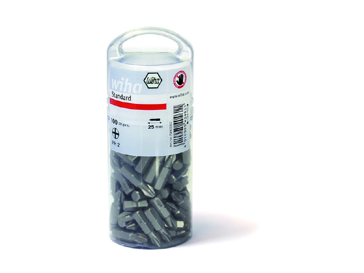 Wiha Bitset Standard 25 mm TORX® (T30) 100-delig 1/4" in gro