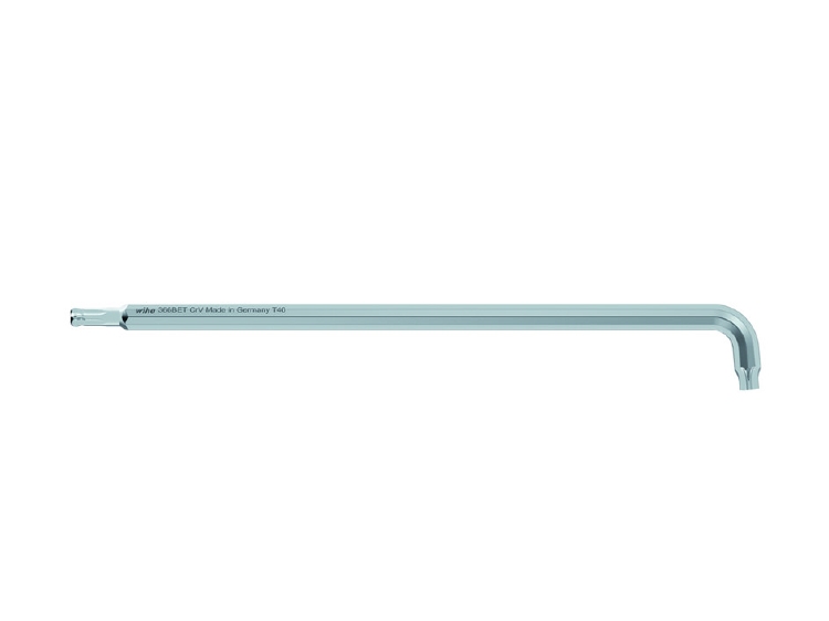 Wiha Stiftsleutel TORX® kogelkop met kort been, titaanzilver