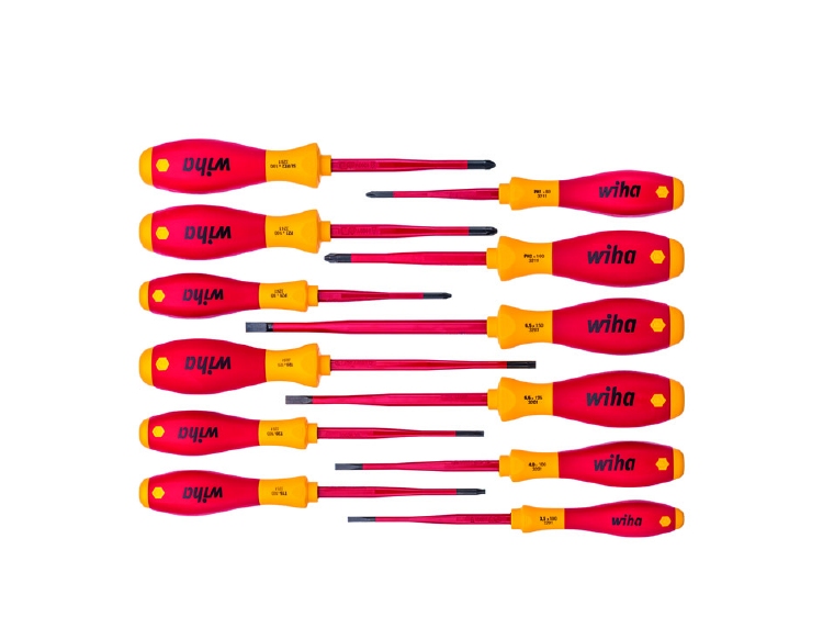 Wiha Schroevendraaierset SoftFinish electric slimFix assorti