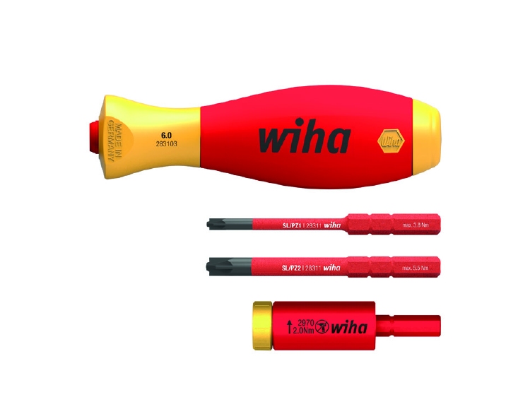 Wiha Momentset easyTorque adapter electric met slimVario® ho