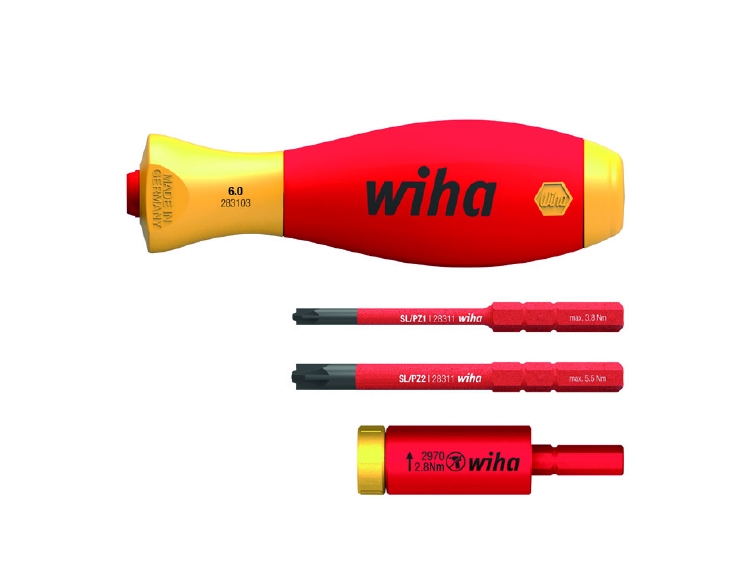 Wiha Momentset easyTorque adapter electric met slimVario® ho