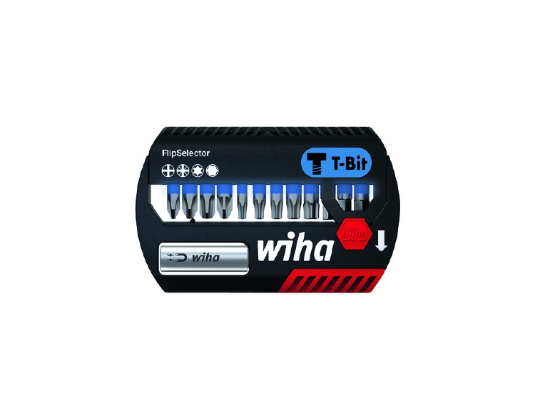Wiha Bitset FlipSelector T-bit 25 mm  assorti 13-delig 1/4"