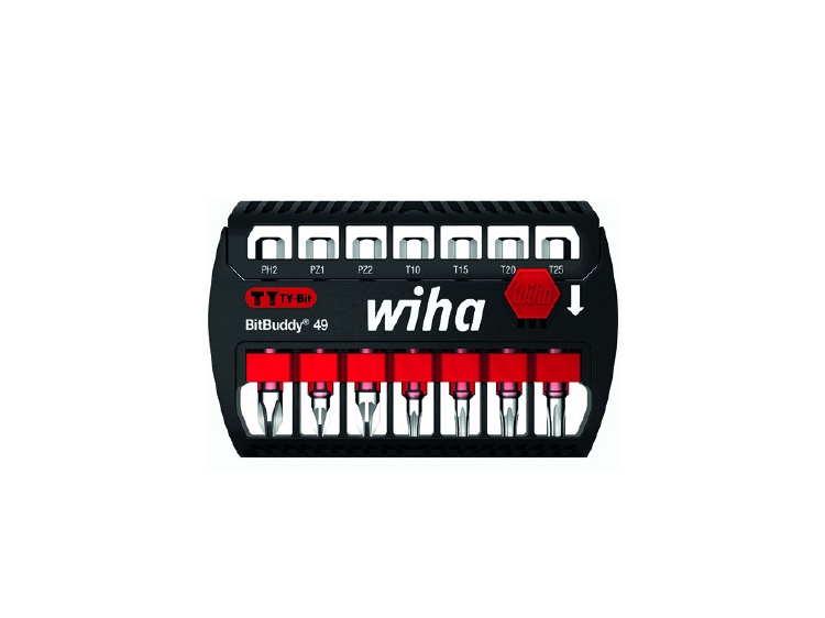 Wiha Bitset BitBuddy® TY-bit 49 mm Phillips, Pozidriv, TORX®