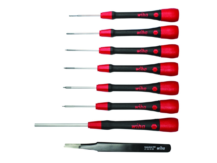 Wiha Fijnschroevendraaierset PicoFinish® assorti 8-delig inc