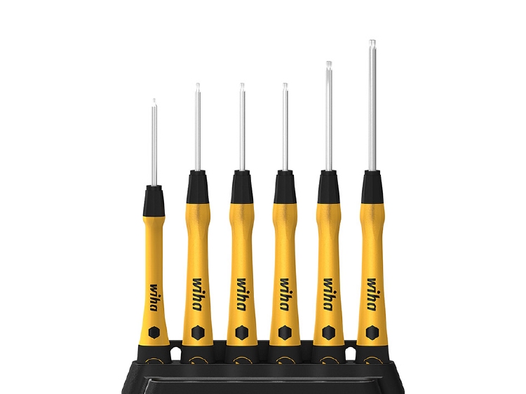 WIHA - FINE SCREWDRIVER SET PICOFINISH® ESD TORX® 6pcs WITH