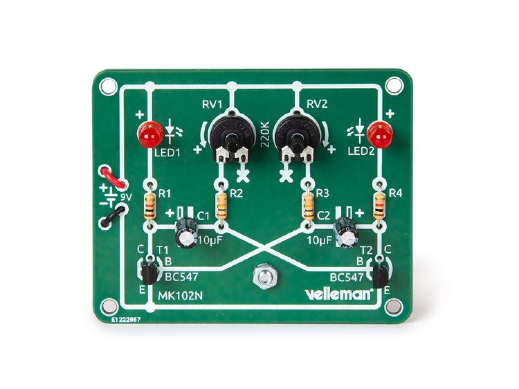 SOLDEERKIT - KNIPPERENDE LEDS 1st.