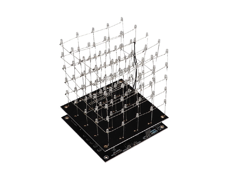 3D LED-KUBUS - 5 x 5 x 5 (WITTE LED) 1st.
