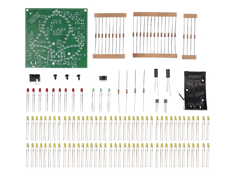 GEANIMEERDE KLOK MET 83 LEDs 1st.