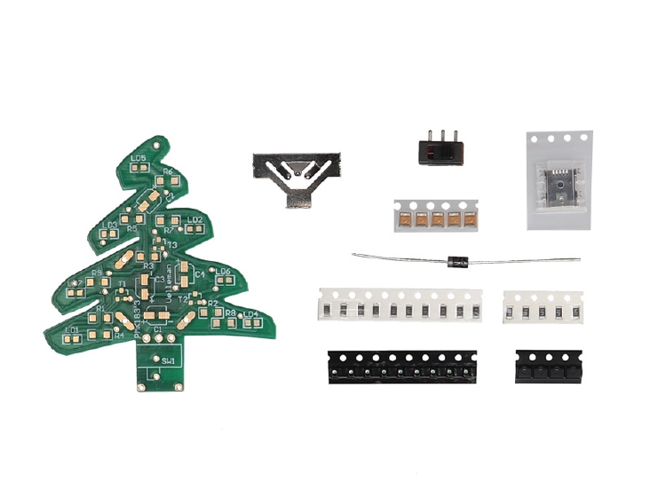 SMD-KERSTBOOM MET USB-AANSLUITING 1st.