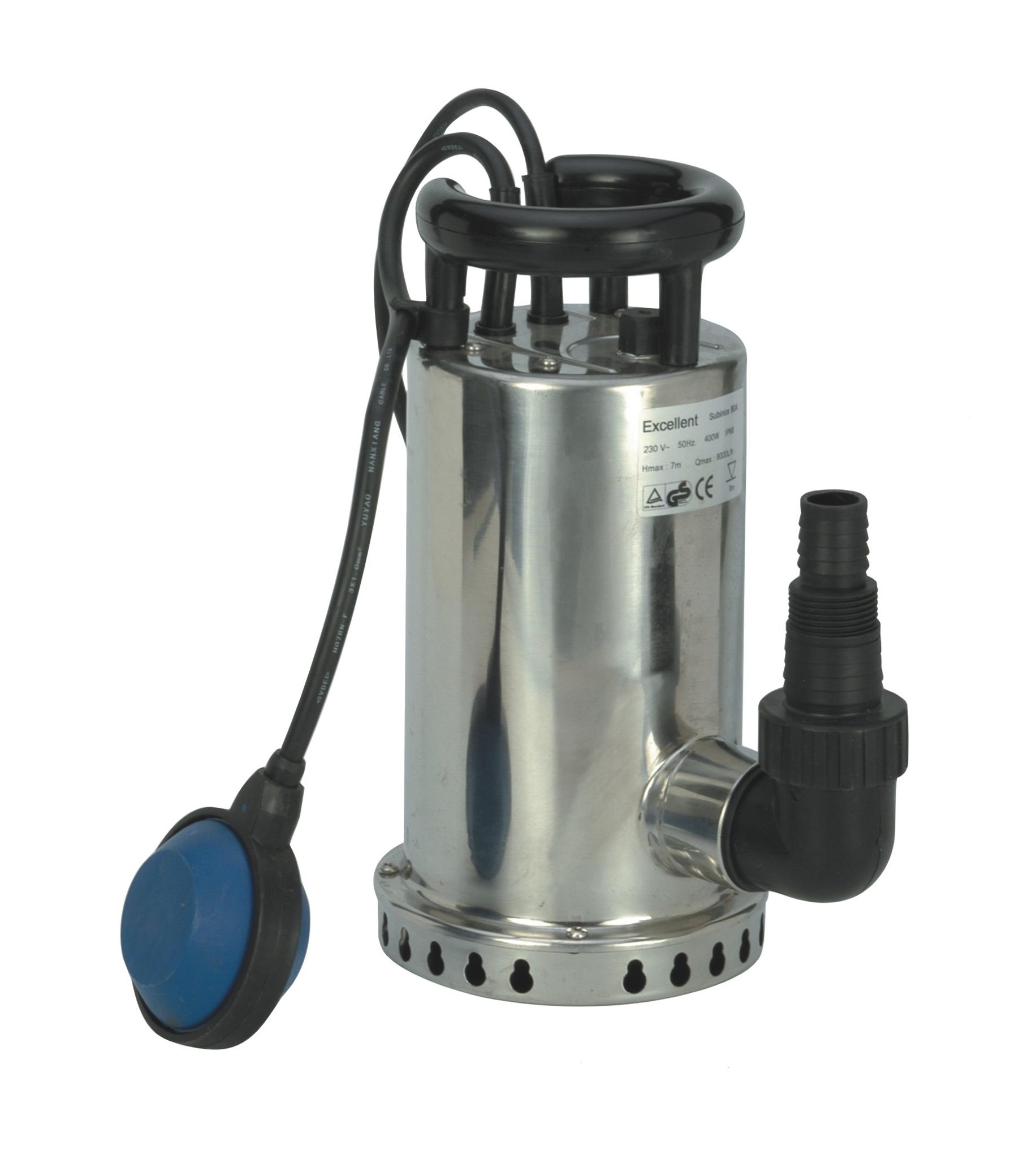 Excellent Subinox 80A, 400W, 8000l/uur