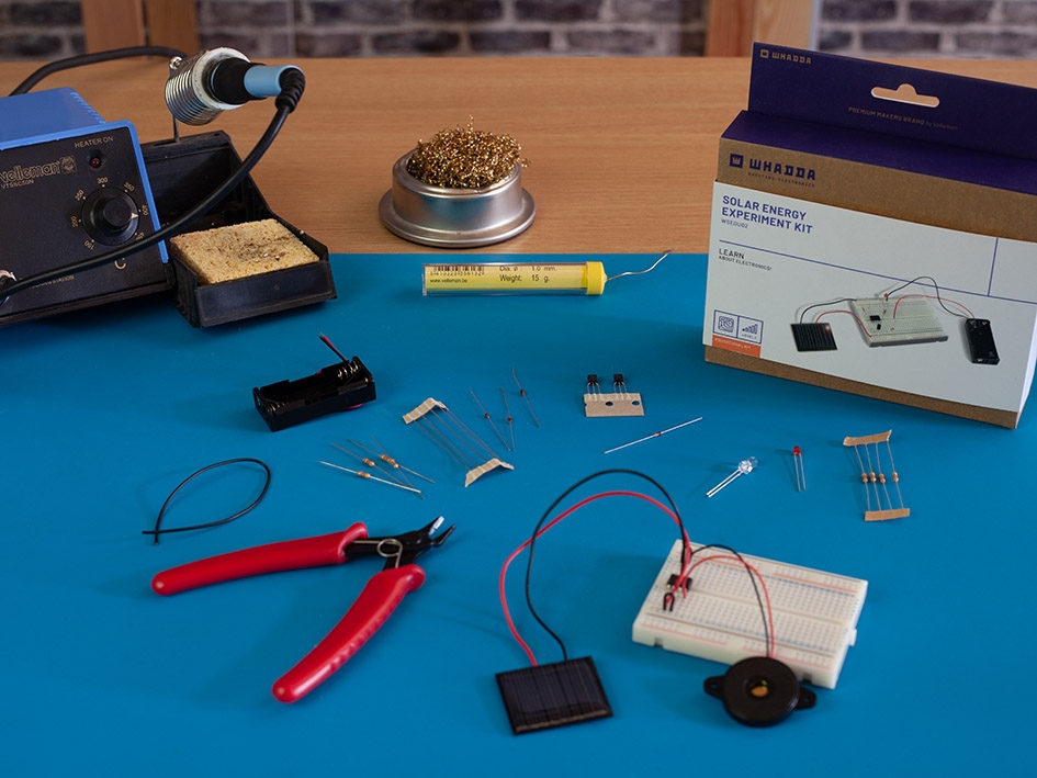 EXPERIMENTEERKIT OP ZONNE-ENERGIE 1st.