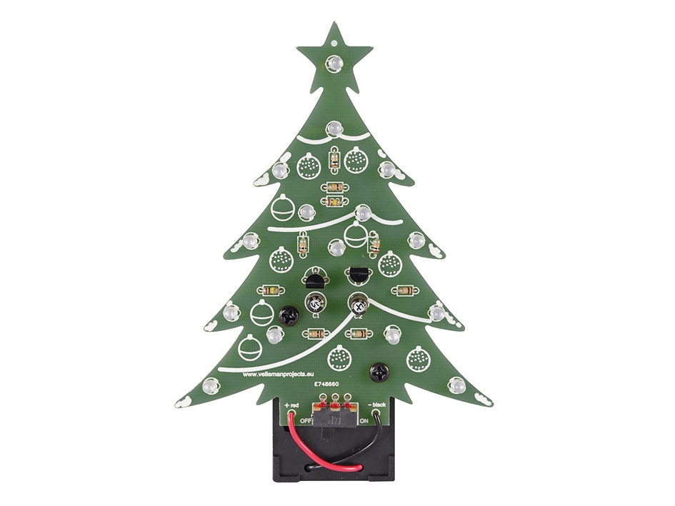 KERSTBOOM - BLAUWE LEDs - AAN/UIT-SCHAKELAAR 1st.