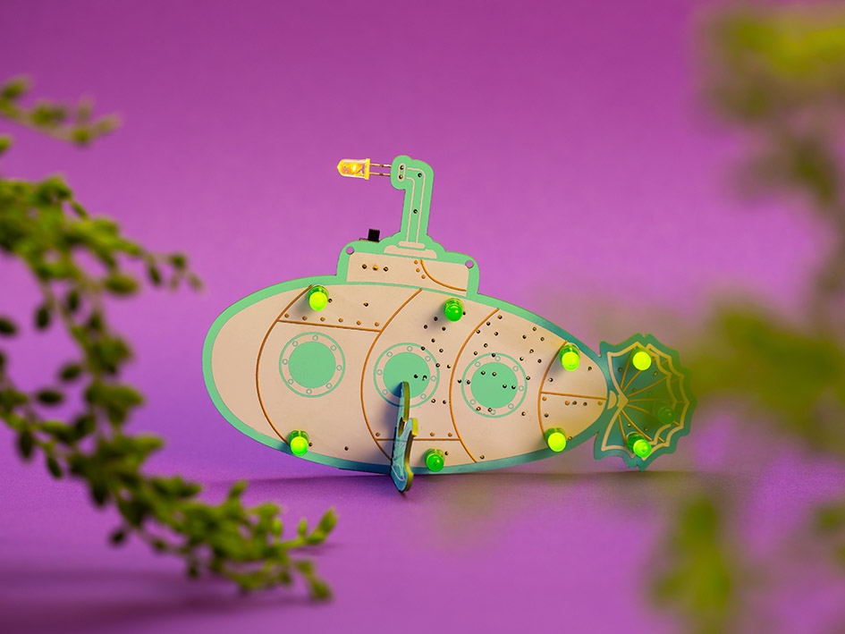 Retro Duikboot - Educatieve Soldeerkit 1st.
