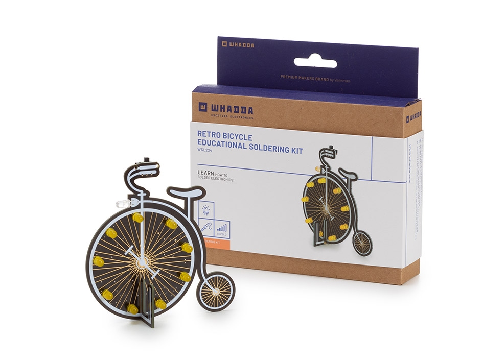 Retro Fiets - Educatieve Soldeerkit 1st.