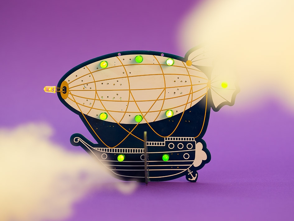 Retro Zeppelin - Educatieve Soldeerkit 1st.