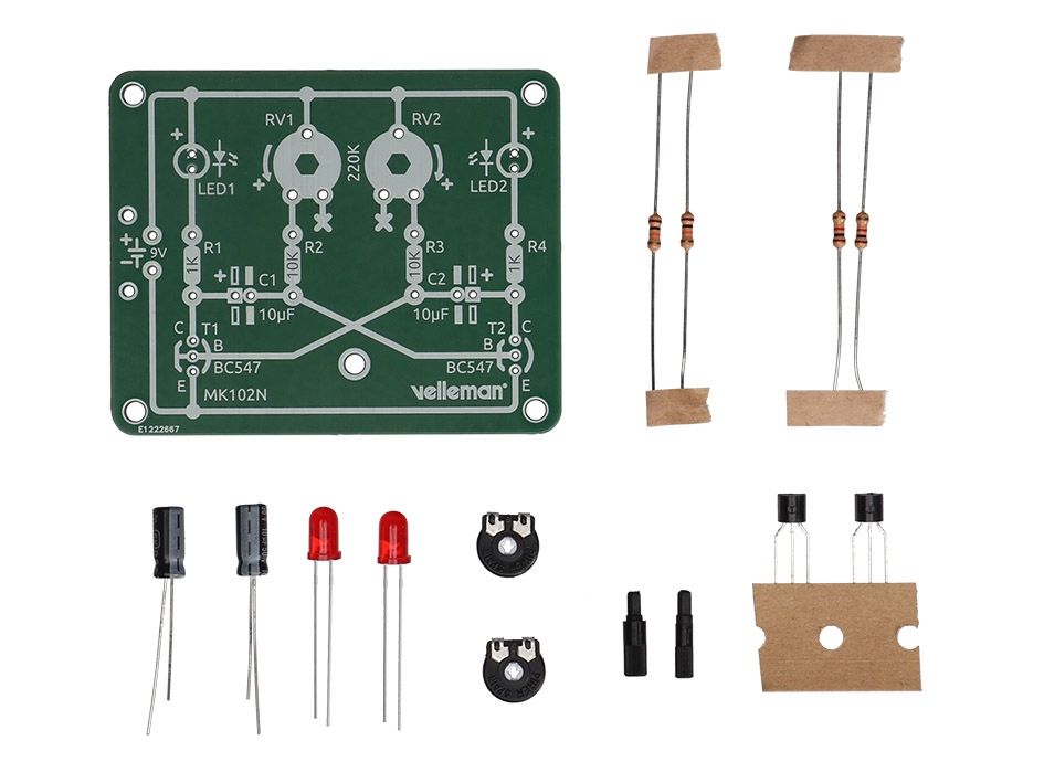 SOLDEERKIT - KNIPPERENDE LEDS 1st.