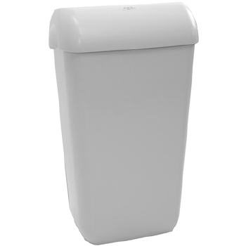 Wand-afvalbak 23L kunststof - WIT