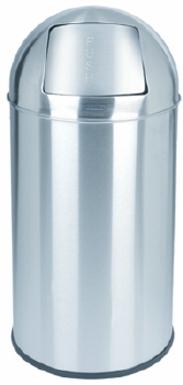 Push bin - 40L GLANZEND RVS