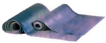 Geribde rubbermat 6 mm - 1, 2 m breed, rol 10 m