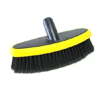 Waterborstel industrie polyester 25cm ZWART