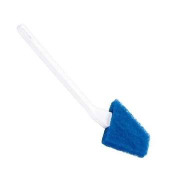 WC borstel blauwe schuurpad