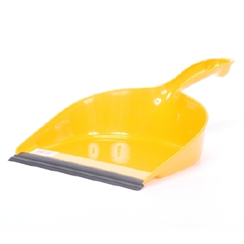 Vuilblik plastiek GEEL