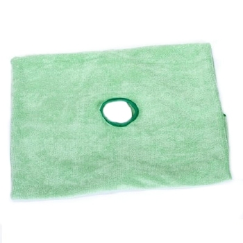 Microvezeldweil Greenspeed met gat - 70 x 53 cm - GROEN