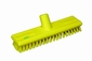Schuurborstel - waterdoorvoer - 100 x 65 x 270 mm geel