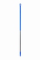 Steel geanodiseerd aluminium - ø 42 x 1500 mm blauw