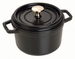 Ronde Cocotte 16 cm - zwart