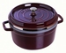 Ronde Cocotte 26 cm met stoominzet - grenadine