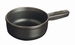 Mini fonduepotje 12 cm - zwart