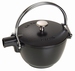 Ronde theepot - zwart