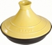 Tajine 28 cm - zwart-citroen