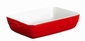 WAVE BRAADSLEDE RECHTH 17X11CM ROOD PYREX 305