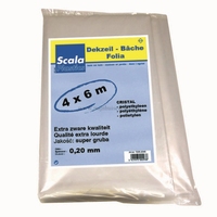 DEKZEIL PE 4X6M 0.20MM NATUREL 4 ST/PC