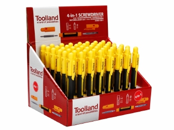 TOONBANKDISPLAY MET 48 x 4-IN-1-SCHROEVENDRAAIER 1st.