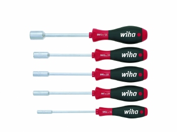 Wiha Schroevendraaierset SoftFinish zeskantdopsleutel 5-deli