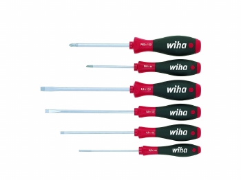 Wiha Schroevendraaierset SoftFinish sleufkop, Phillips 6-del
