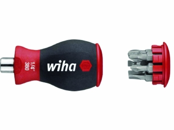 Wiha Schroevendraaier met bitmagazijn magnetisch sleufkop, P