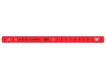 Wiha Elektriciensduimstok Longlife 2 m metrisch, 10 delen (4